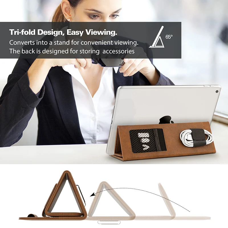 Leather Sleeve Case for iPad Air 13 11 inch 2024 Pro 13 M4 M2 12.9 10th Gen Air 4 5 7th 8th 9th Magnetic Liner Bag Stand Cover