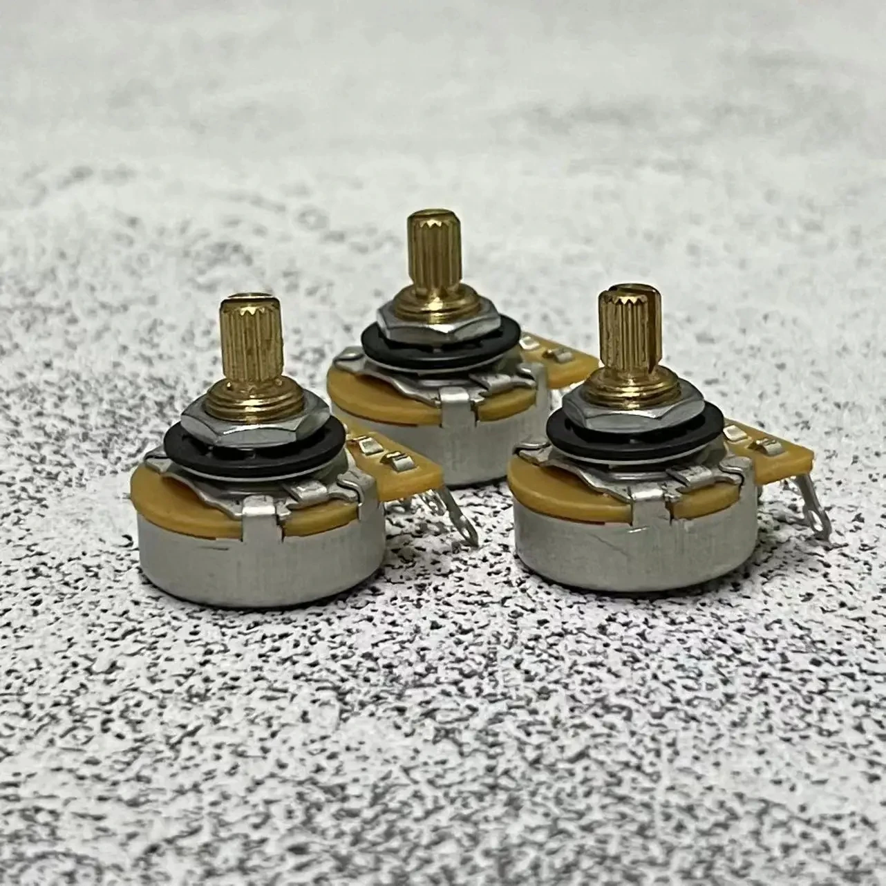 Cts Kupfers chaft Gitarren becken 450g 250k/500k Tonvolumen Potentiometer Audio kegel becken für E-Gitarren teile