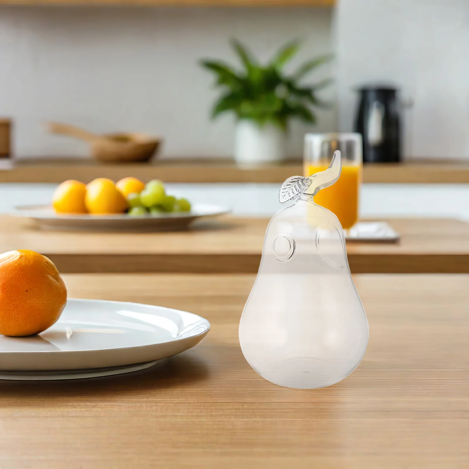 

Transparent Creative Pear Shaped Cocktail Glass for Tropical Hawaiian Party Juice Water Drinkware Tropical Cups for Party