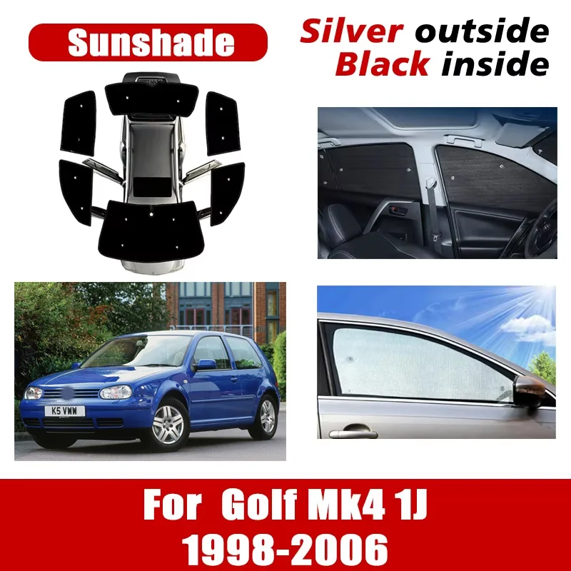 

Car Window Sunshade For Volkswagen VW Golf Mk4 Accessories Golf4 1J 1998~2006 Windshield Sun Blinds Window Sun Protection Visors