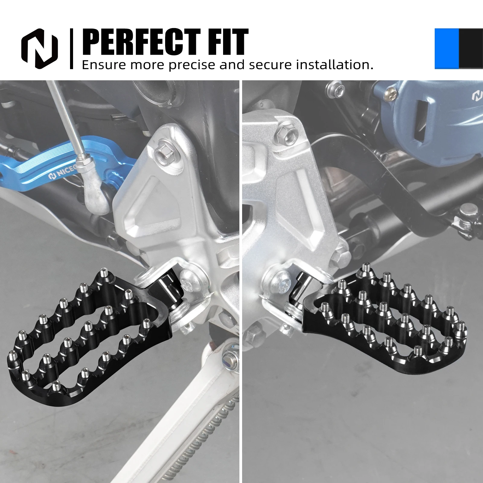Für Yamaha Tenere 700 2019-2024 NICECNC Hinterer Bremshebel Fußrasten Schalthebel Getriebeschalthebel Tenere700 Zubehör – Detail 16