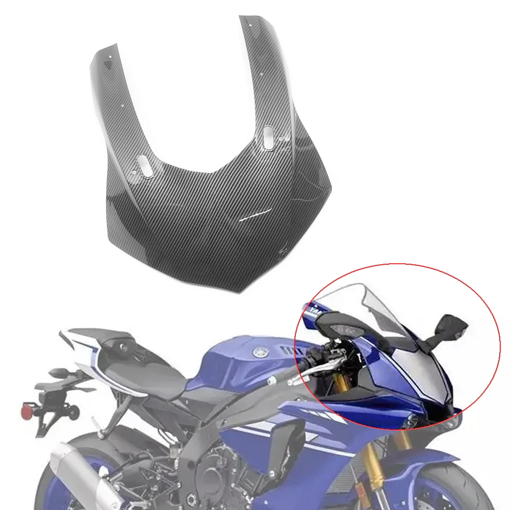 

For YAMAHA YZFR1 YZF R1 S R1M 2015 2016 2017 2018 2019 Motorcycle ABS Carbon Fiber Front Headlight Fairing Panel Cover Nose Cowl