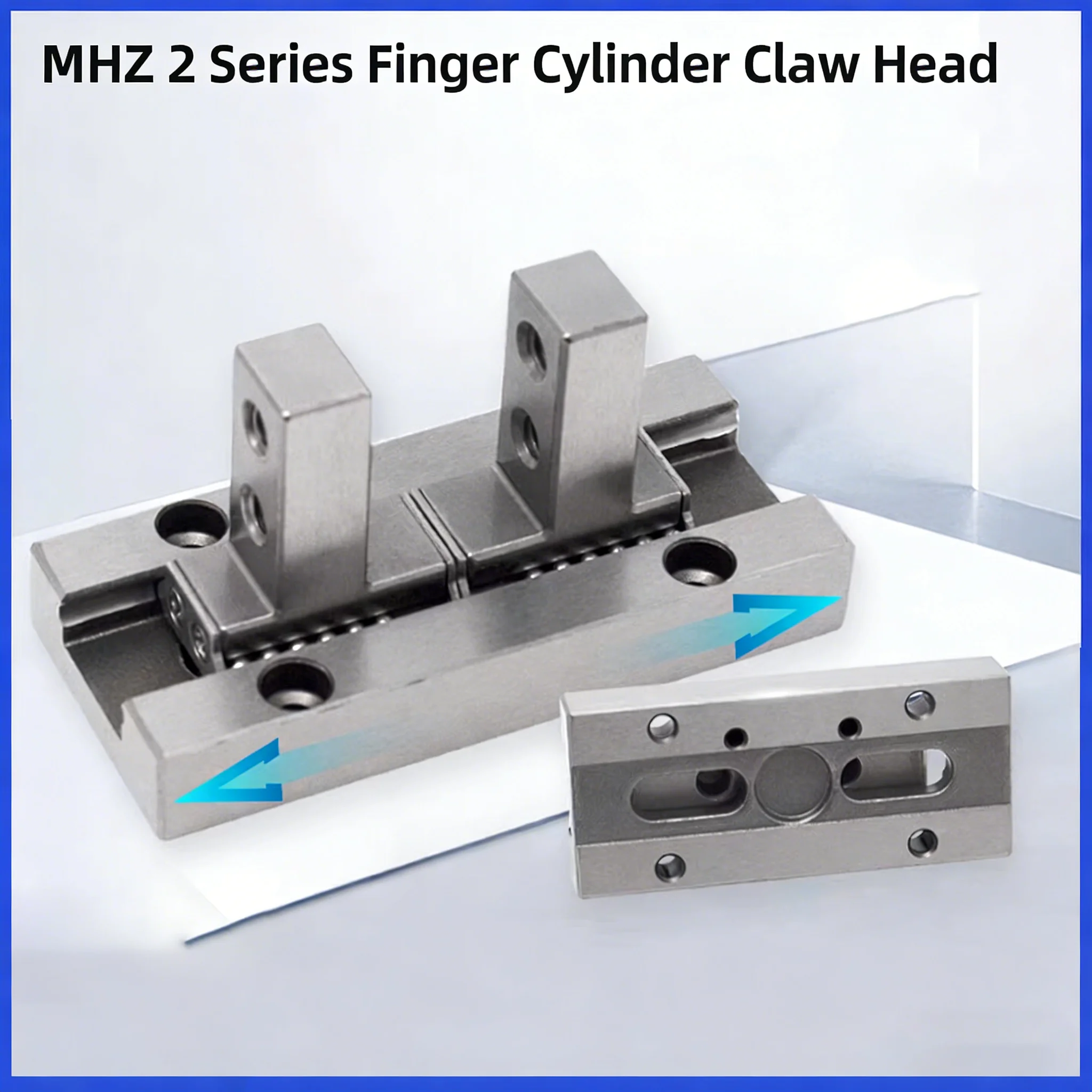 MHZ2 Finger Cylinder Claw Head MHZL2-10D16D2/20D1/25/32/40N Parallel Clamping Jaw Guide Rail Accessories