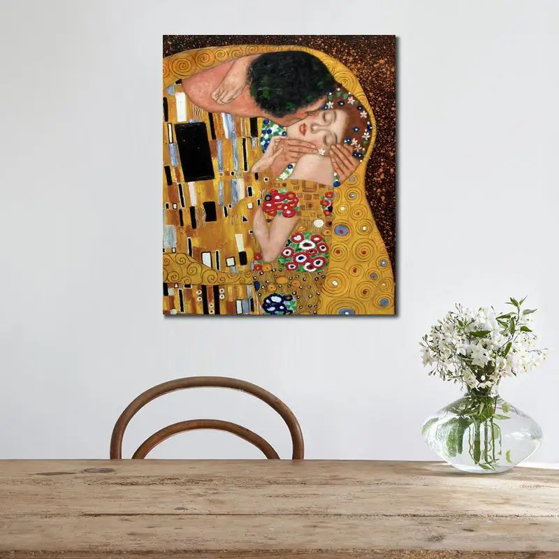 

Modern Art Portrait The Kiss Ii Gustav Klimt Oil Painting Replicas High Quality Hand Painted