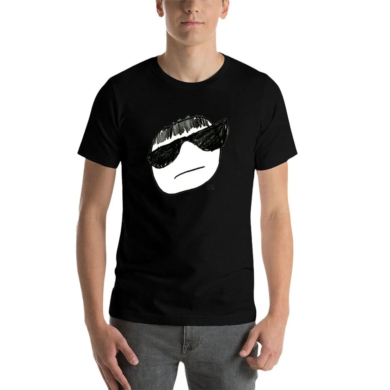 Pouty Sunglasses is cool and uncomfortable T-Shirt No Iron Casual Short Sleeve Top view 4