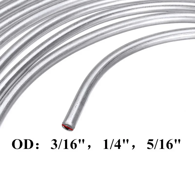 1x/2x 25ft 7.62m Car Brake Pipe Hose Tube Coil OD 3/16\