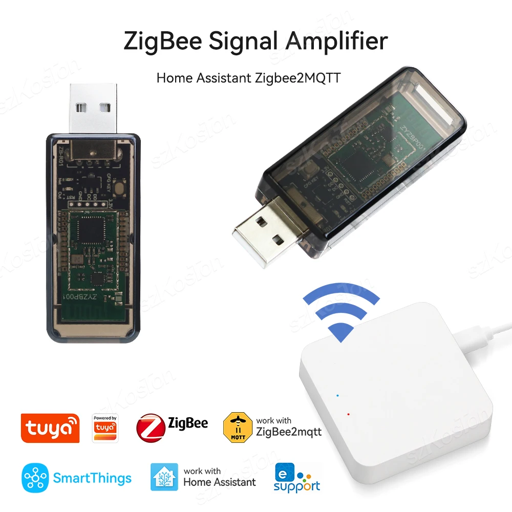 Tuya ZigBee 3.0 USB Signal Amplifier Repeater Extender for eWeLink APP Smart Home Assistant ZigBee2MQTT Tasmota Smart Things