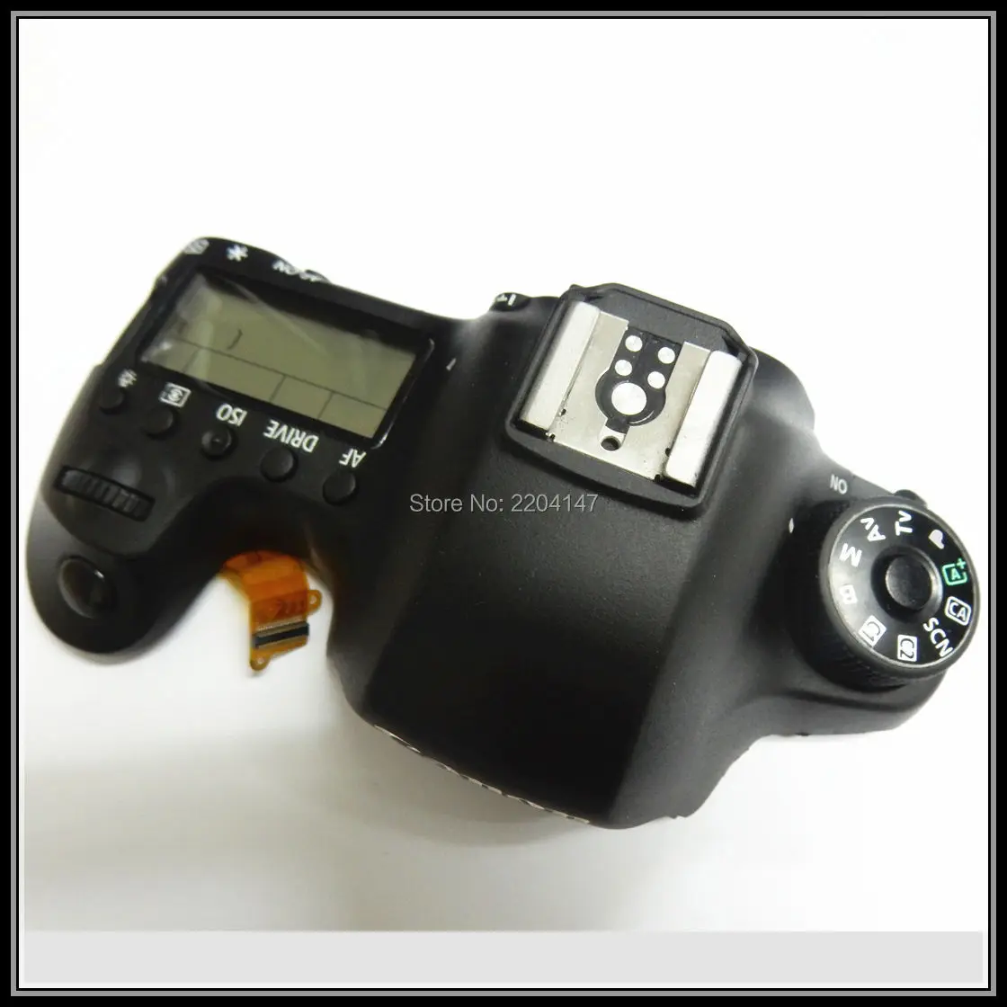 Nuevo conjunto de cubierta superior original con pantalla de hombro y botones para Canon EOS EOS 6D; DS 126402   SLR