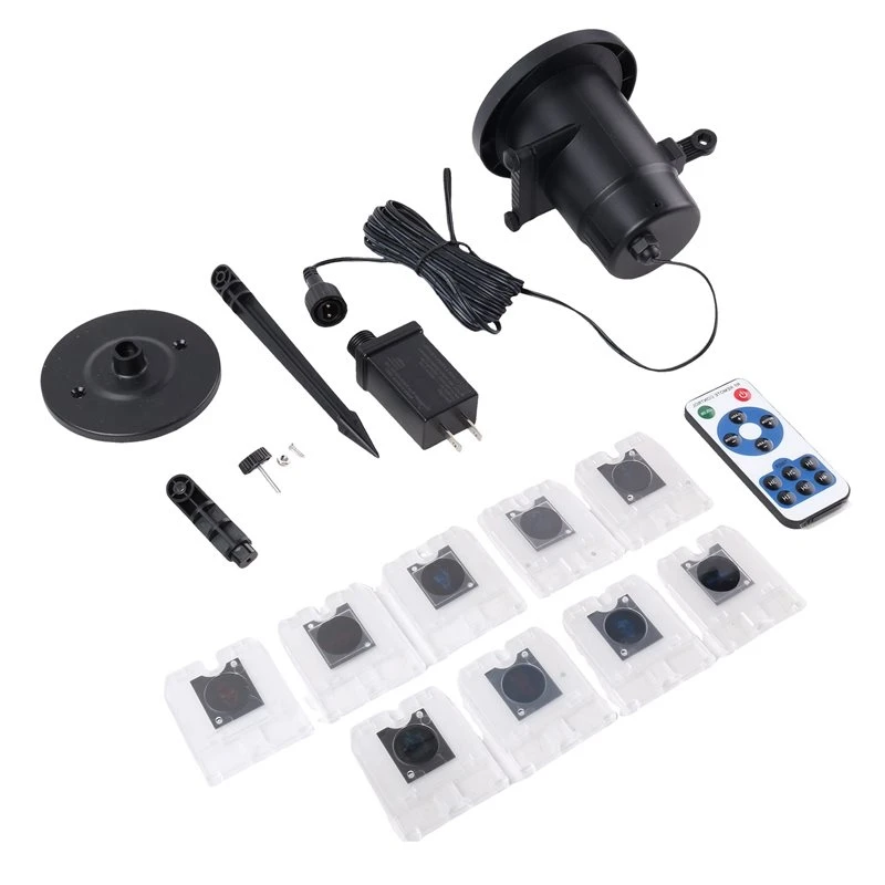 N10R-Halloween Ghost Projection Lamp For Yard Garden- Outdoor Projector Light Halloween Themed Lighting US PLUG