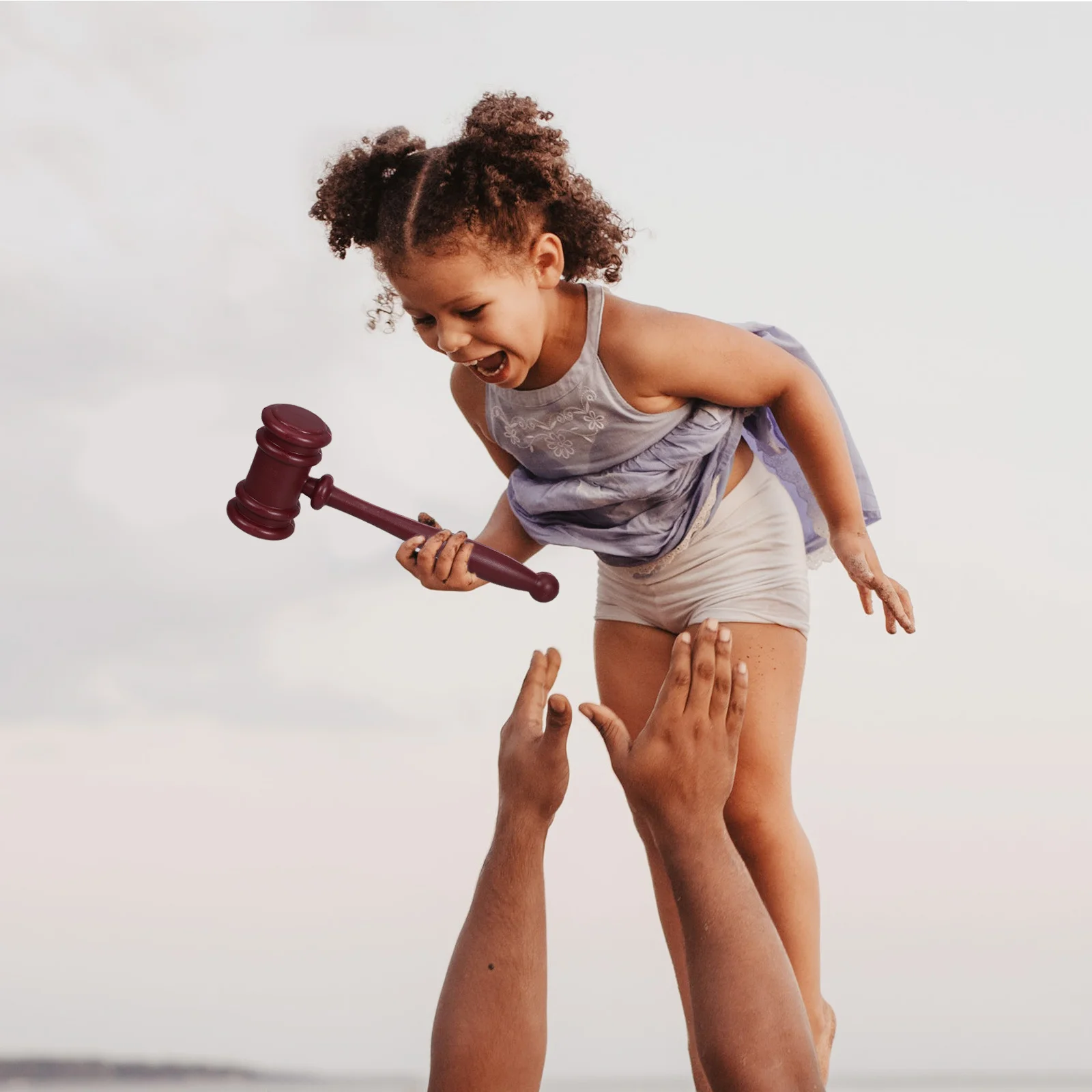 

3Pcs Plastic Judge Mallet Halloween Costume Accessory for Kids Adults Cosplay Lawyer Theme Parties Decorative Functional