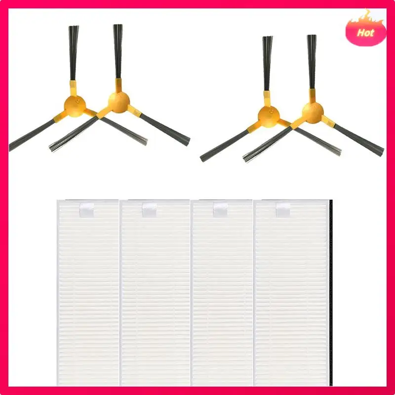 Filtros de repuesto AD, filtros HEPA, filtros de cepillos laterales compatibles con X500 EXVAC660 Mamibot, accesorios para Robot aspirador