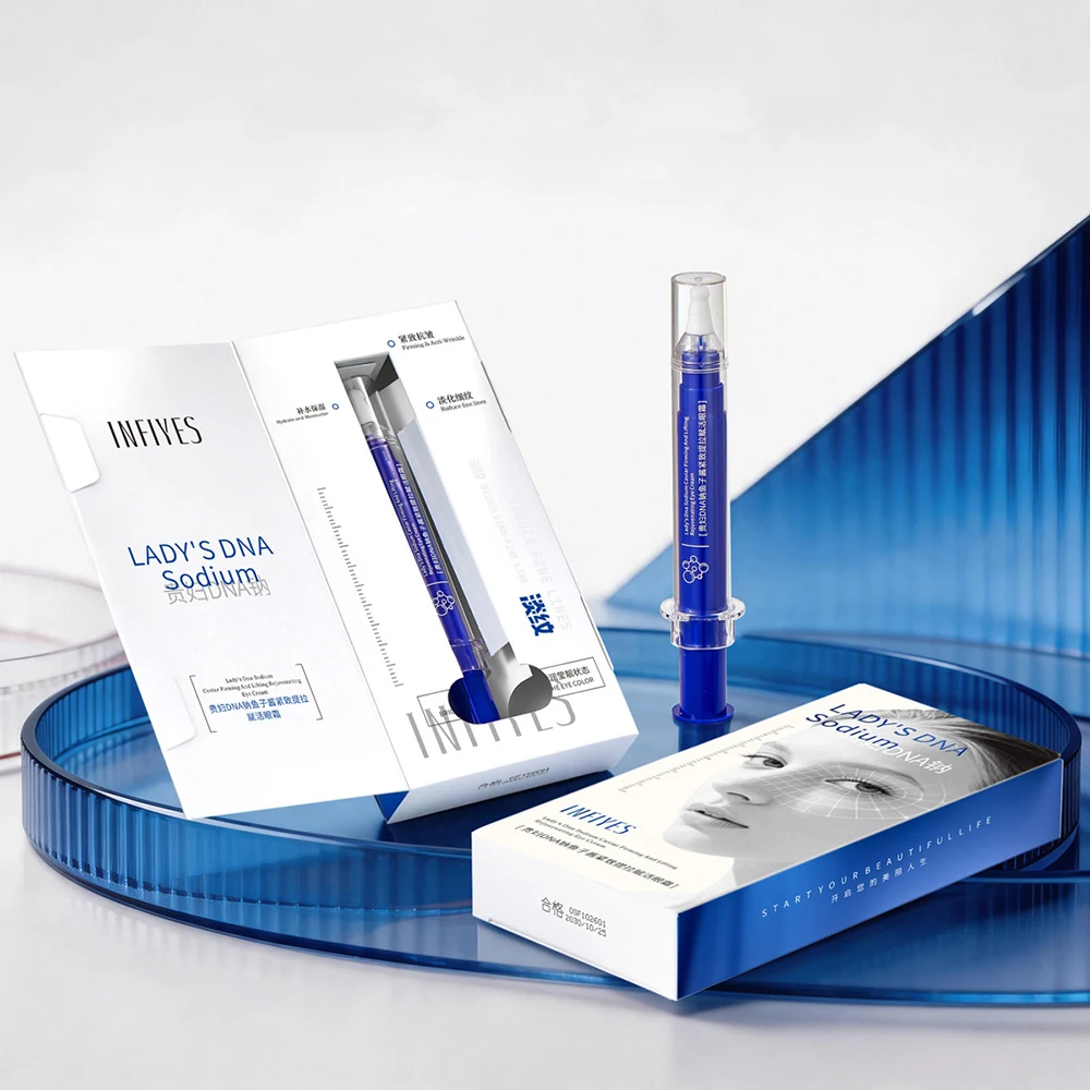 Blue Fish Seed Collagen Cell Tightening Eye Cream Anti Aging Reduce Dark Circles Under Eyes Eye Bag Edema Eye Care Eye Cream