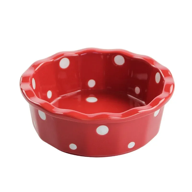 Ceramic Pet Feeder Pet Feeding Station Stable Cat Bowl for Small Medium Pets