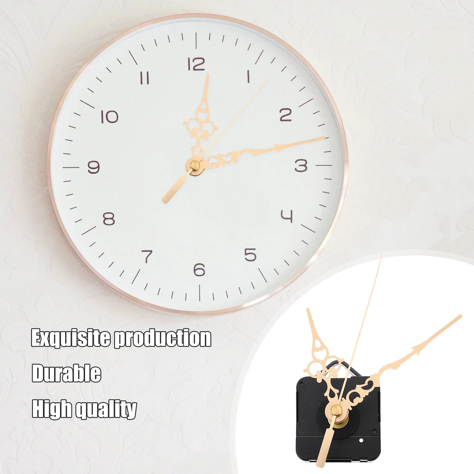 

1 set 1 Set High-Torque Quartz Clock Movement Replacement Kit Durable Mechanism For Wall Hanging Diy Clock Repair Supplies