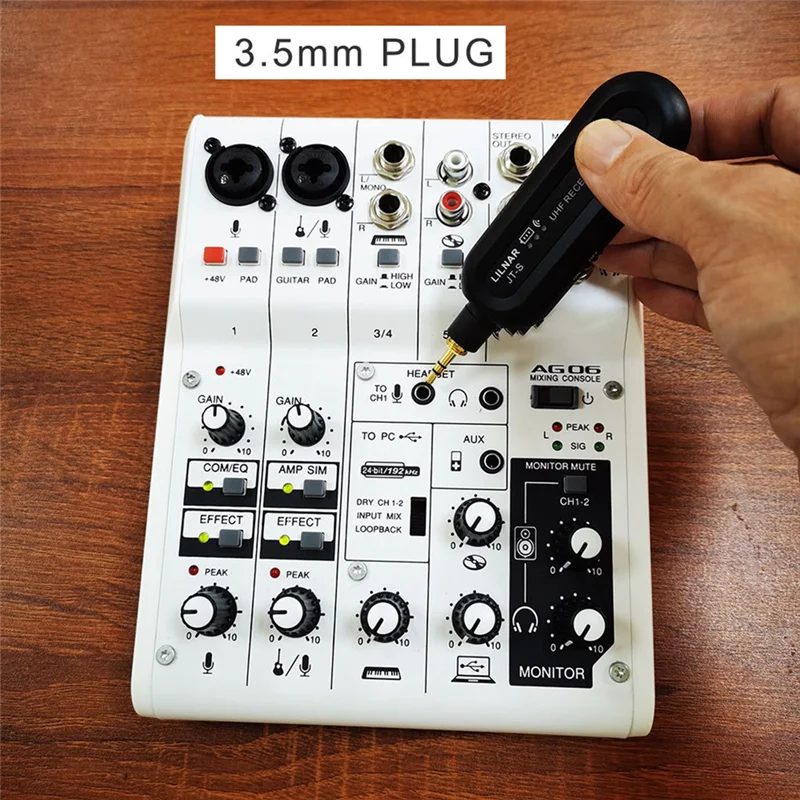 

A13E-Wireless XLR Microphone Transmitter Receiver 2.4Ghz Wireless Microphone Adapter For Dynamic Microphone Audio Mixers Mic