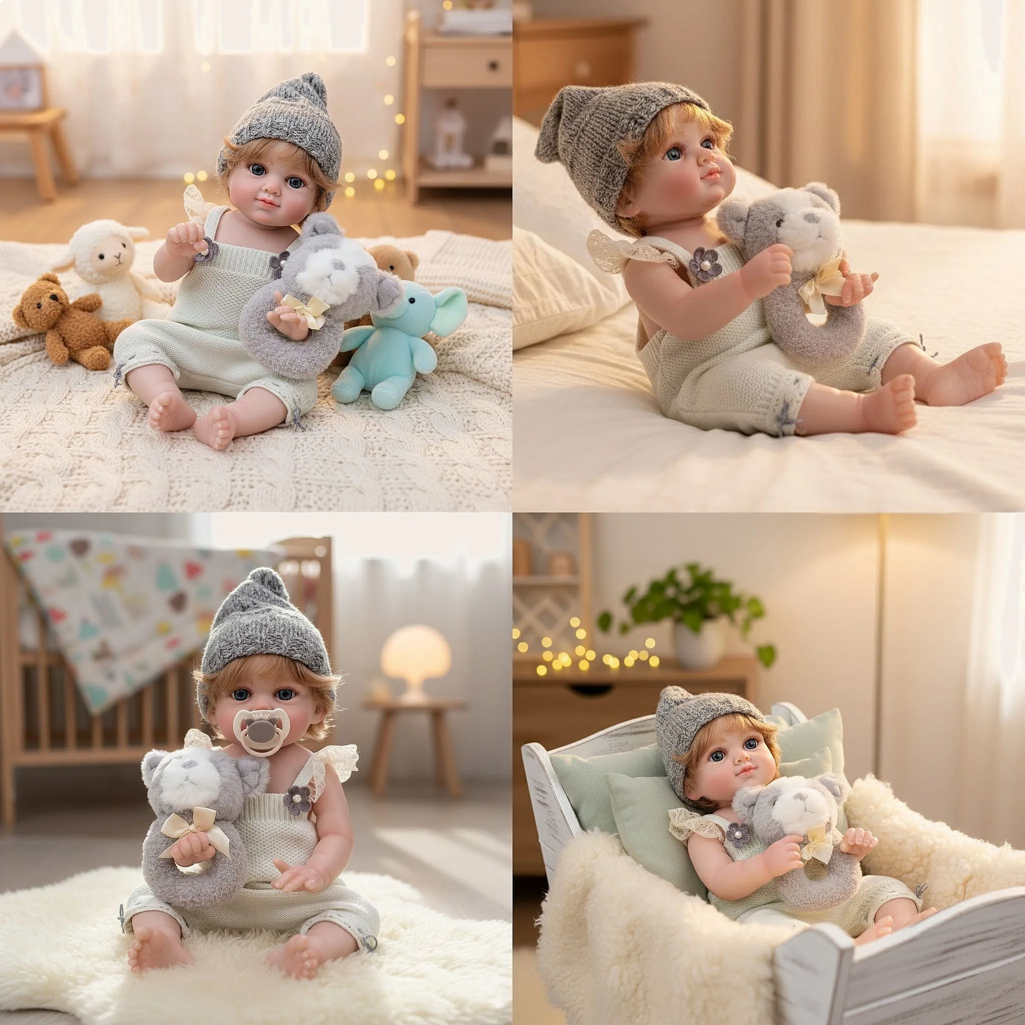 50cm Realistic Reborn Baby Doll Full Body Silicone Soft Touch Toy Gift for Kids
