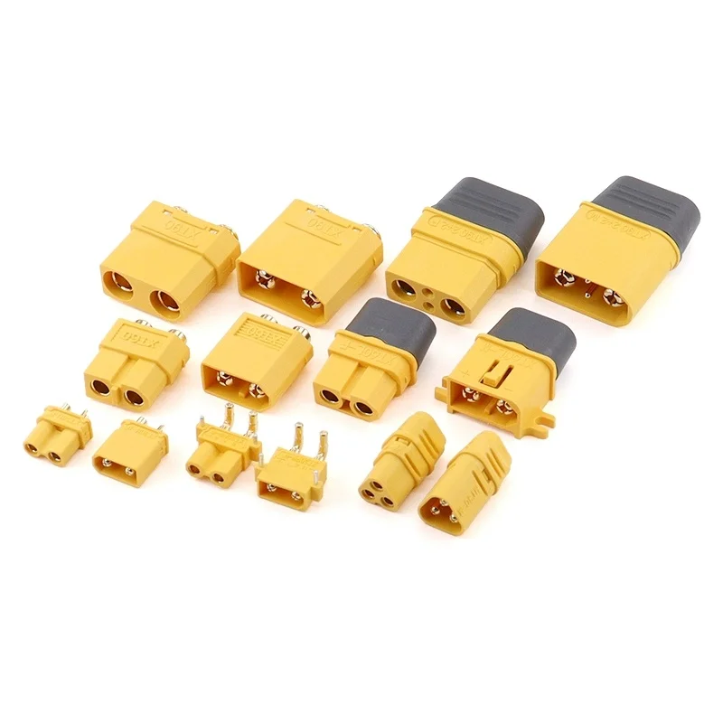 MT/MR/XT30-M/F XT60/90/-H/PW/S-M/F RC ESC Connector Plug Male/Female Lithium Battery Connector