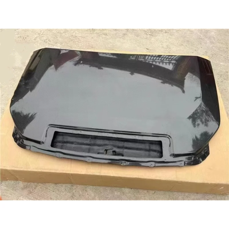 

Легкий капот из углеродного волокна для Toyota Land Cruiser, модифицированная крышка двигателя, автомобильные аксессуары