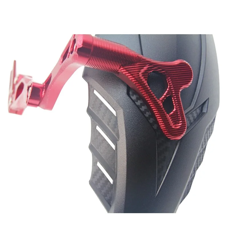 Motorcycle Rear Mudguard Universal Adjustable Premium Carbon Fiber Pattern for E-Bike NIU Yamaha Mt Honda Msx Mud Guard Mudguard
