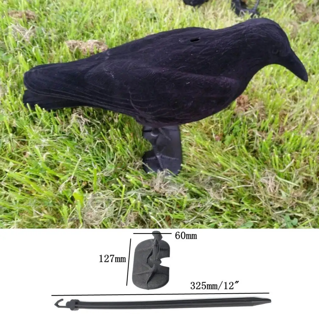 

HARD PLASTIC GARDEN TOY DECOY HUNTING FULL FEET PULLING