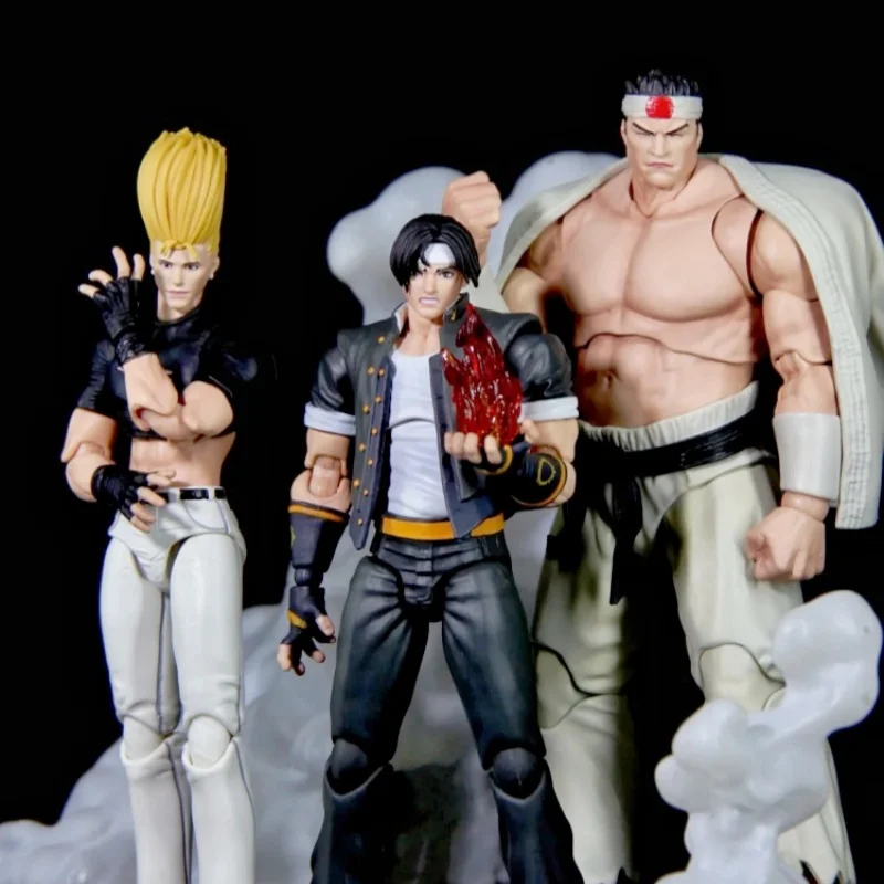 

JOYTOY King of Fighters 98UM Kusanagi Kyo Nikaido Hongmaru Omen Goro The protagonist team Action doll