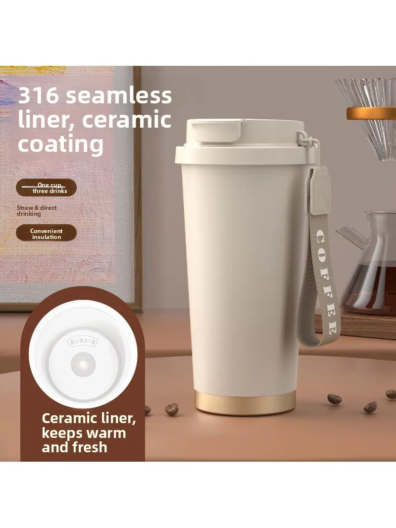large-capacity-ceramic-stainless-steel-316-insulated-water-bottle-car-mounted-straw-coffee-cup-high-aesthetic-value-gift-cup