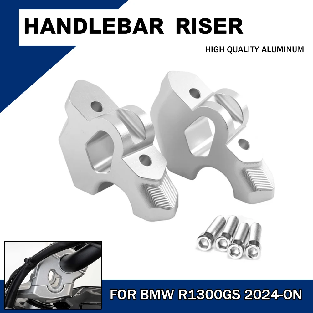 

Motorcycle Lifting Handlebar Risers Clamp Extend Adapter For BMW R1300GS 2023 2024 R 1300 GS R1300 Drag Handle Bar Heightening