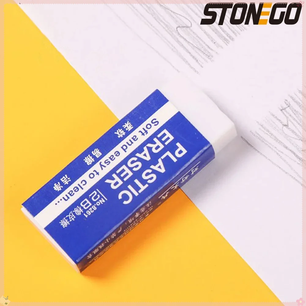 STONEGO Eraser for Students 2B Eraser for Drawing and Learning Clean Erasing No Marks Office School Supplies