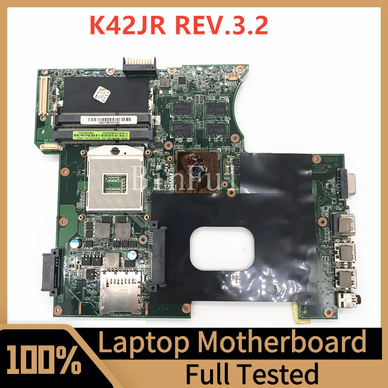 

K42JR REV.3.2 Mainboard For Asus Laptop Motherboard 216-0728014 SLGZS HM55 100% Full Tested Working Well