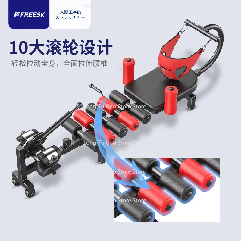 new Luxury Version Lumbar Spine Stretcher Spinal Traction Bed Inverted Machine Home Soothing Bed