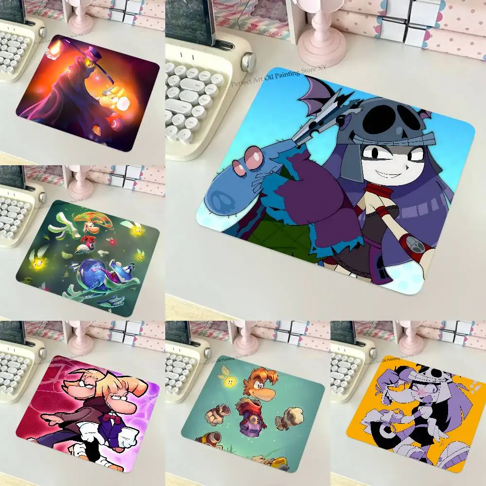 Rayman Legends Anime Mousepad Small LockEdge Mouse Pad For Gamers Computer Desk Pad Rectangular Anti-slip Rubber