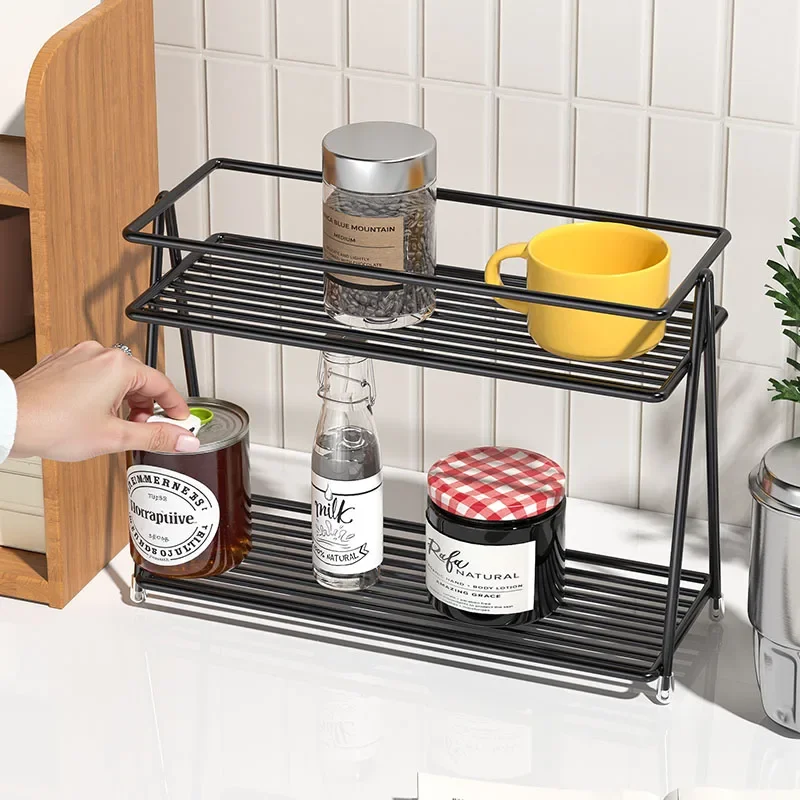 Stainless Steel 2-Tier Bottle Drying Rack with Drain Tray - Space Saving Kitchen Cup Storage Rack for Mugs, Jugs and Accessories