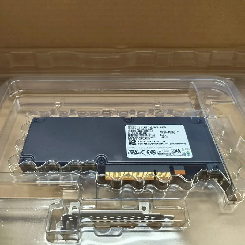 لسامسونج MZ-PLJ1T60 الأصلي PM1735 1.6TB PCIe 4.0x8 SSD مؤسسي HHL قرص صلب خارجي NVMe خادم قرص صلب عالي الأداء
