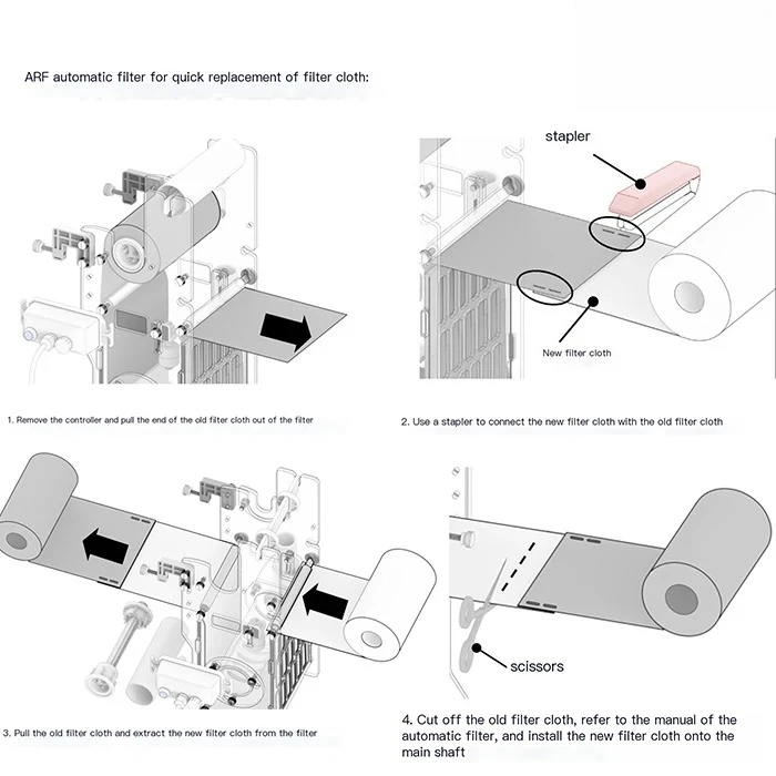 

Bubble Magus 2025 New Elite ARF-S/M/L Automatic Roller Filter Aquarium Fish Tank Automatic Fleece Sump Filtration System