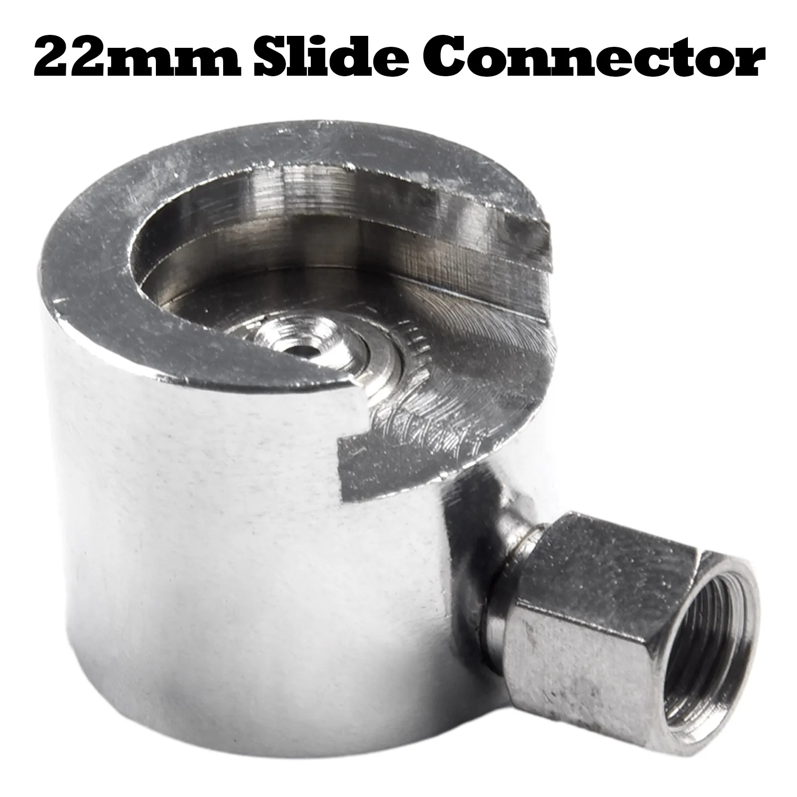 1pcs 22mm Coupler Slide On Hexagon Grease End Connector Coupler 5A 220V Pressure Butter Fittings For Cars & Trucks