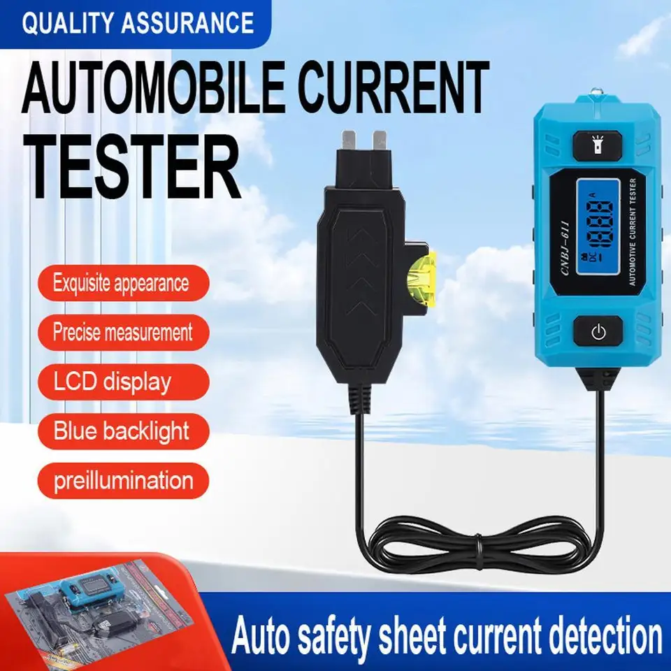 Tester Per Circuiti Automobilistici, Tester Per Corrente Di Fusibile Con Illuminazione A Led Utilizzato Per Rilevamento Di Guasti 98738337 Tester Per Circuiti Automobilistici, Tester Per Corrente Di Fusibile Con Illuminazione A Led Utilizzato Per Rilevamento Di Guasti 98738337