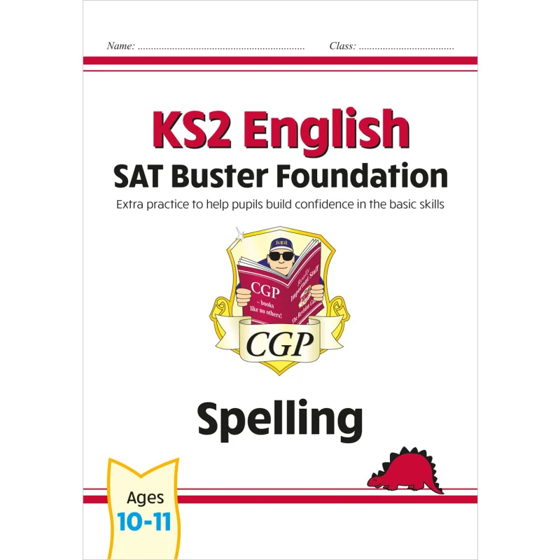 

KS2 Английская основа SAT Buster для правописания на 2025 тестирования Книги CGP Координация группы Публикации 9781789084269 Книга