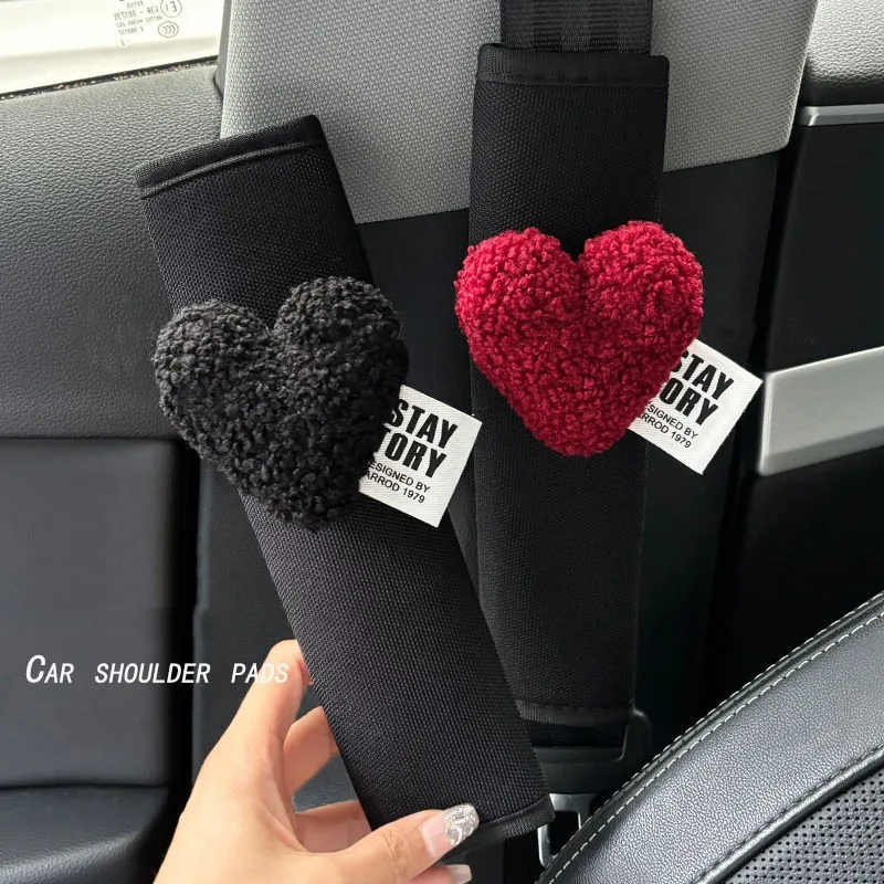 

New Simple Car Seat Belt Shoulder Protector Love with Children Four Seasons General Motors Decoration Car Accessories Interior