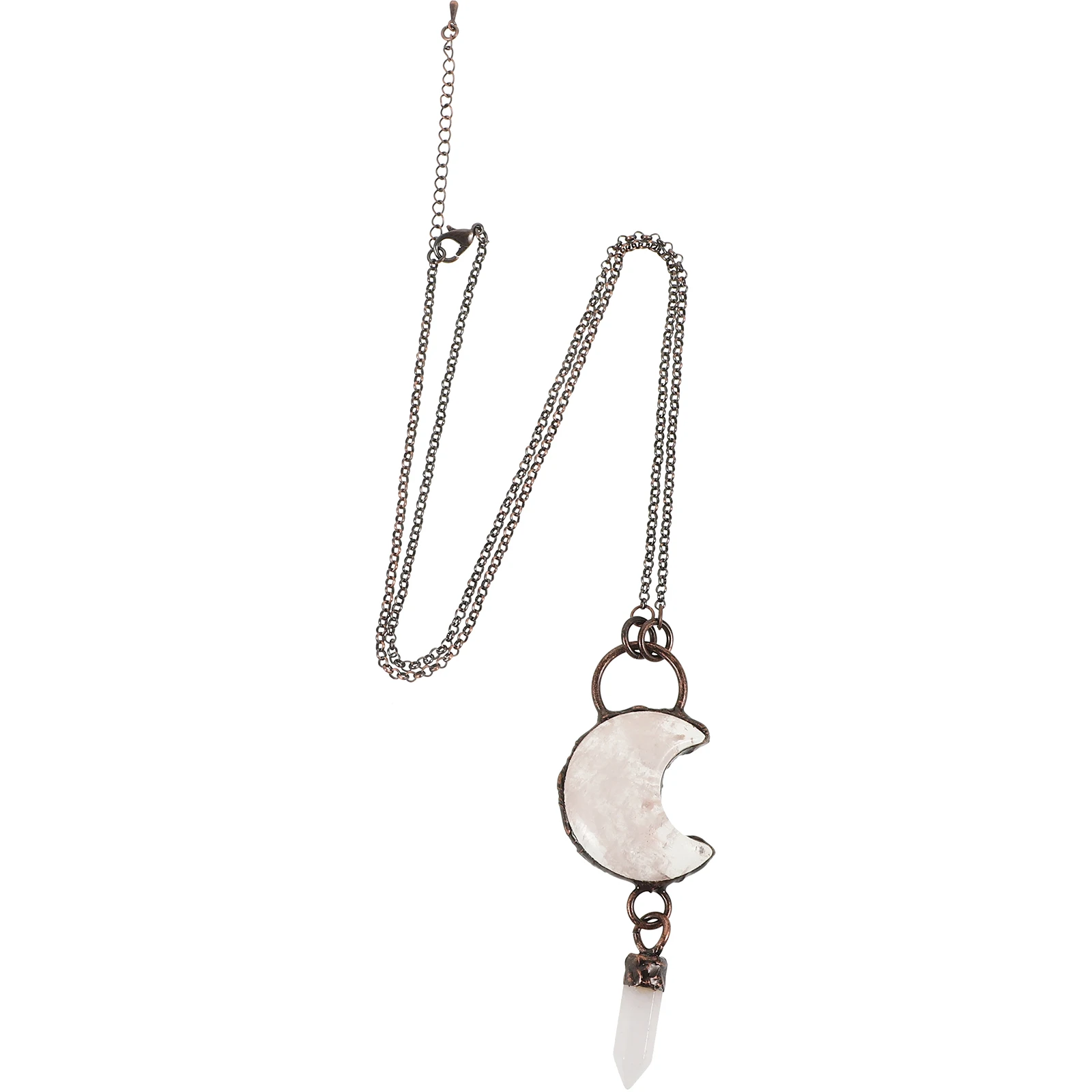 

Moon Pendant Necklace Luck-attracting Jewelry for Women Lady Charm Necklaces