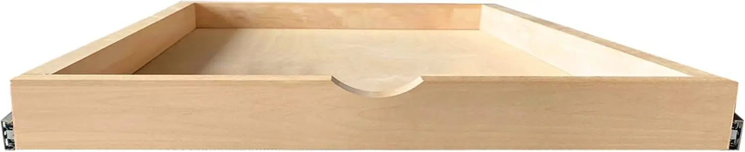 

Soft-Closing Drawer, Wood Pull Out Tray Drawer Box Kitchen Cabinet Organizer, Cabinet Slide Out Shelve, Wooden Pull-Out
