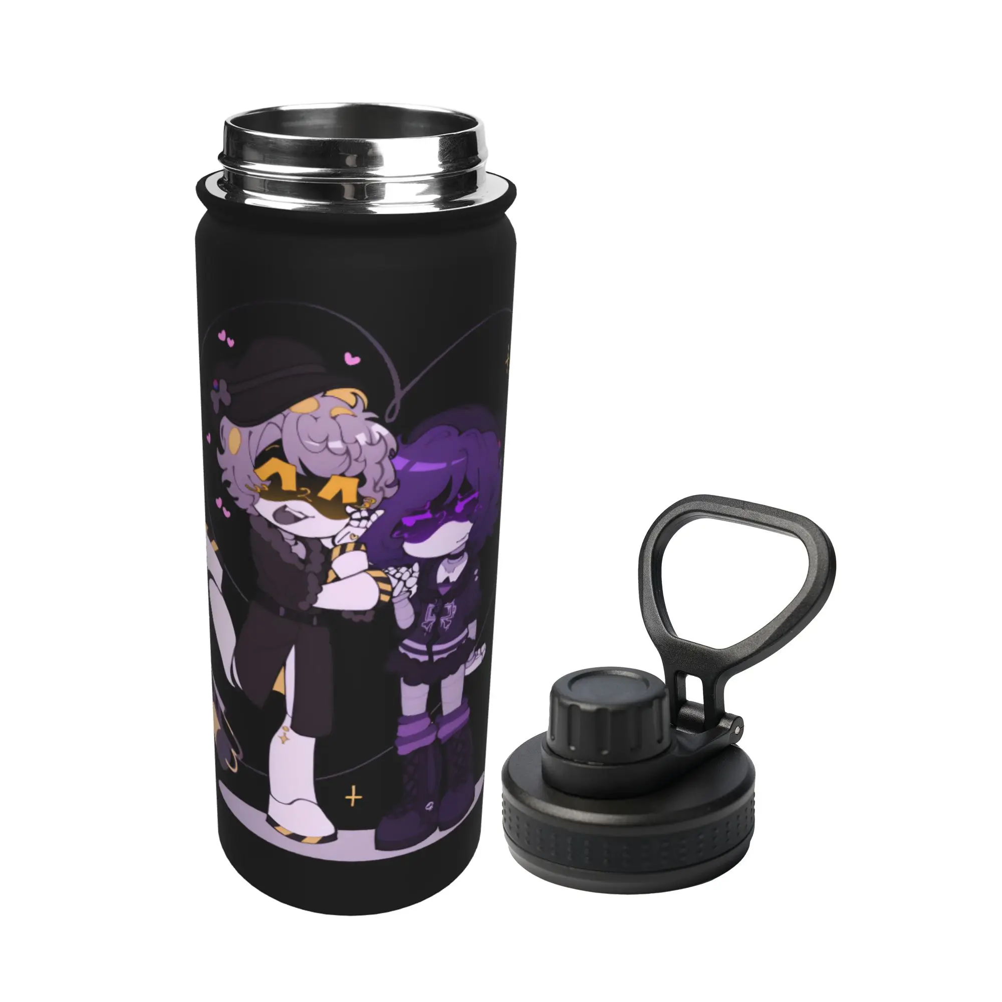 Uzi Doorman Murders Drones 18OZ Sports Insulated Kettle  Coffee Cups Vacuum Flask Smoothie Tea Mug Water Bottle