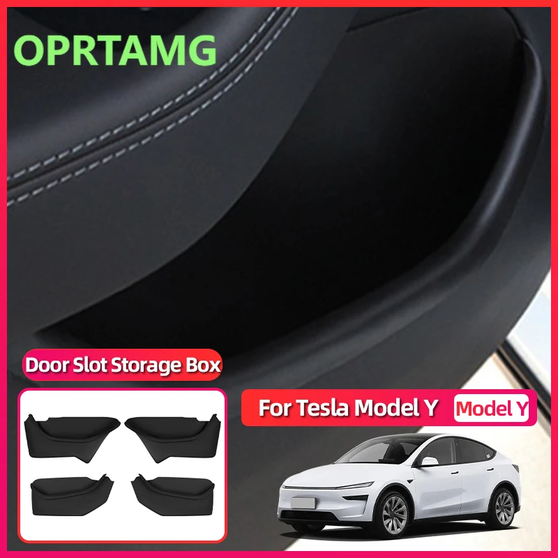 

2025 для Tesla Model Y Juniper, обновленный дверной слот для хранения, ящик для хранения дверей, полный пакет, аксессуары, модификация, эмблемы