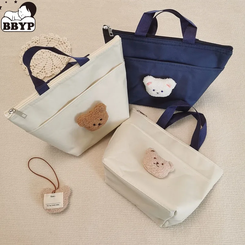 Cartoon Portable Lunch Bags For Children Handbags Ice Cooler Picnic Bags Insulated Thermal Lunch Box Pouch School Food Storage B