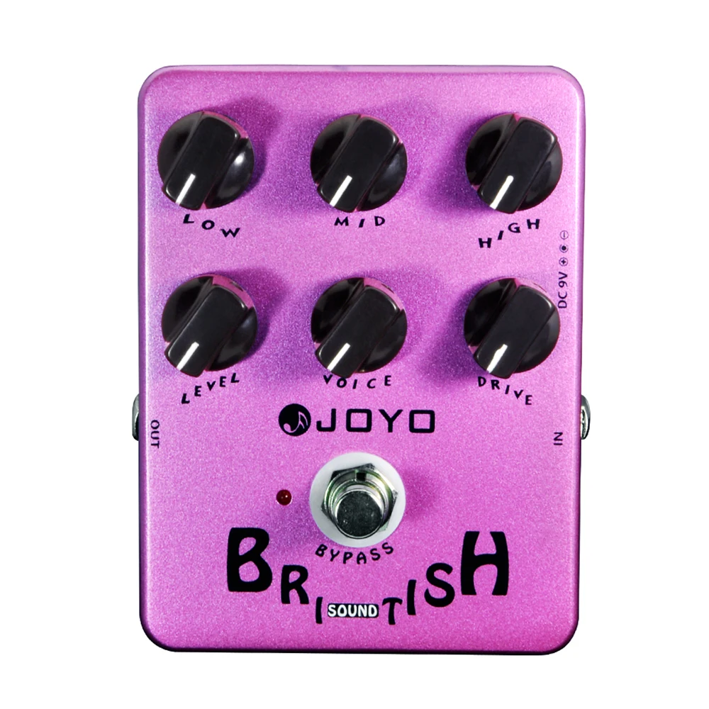 

JOYO JF-16 British Sound Overdrive Guitar Effect Pedal Blues Breaker Overdrive to Plexi Roar JCM800 Pre-amp Simulation Pedal