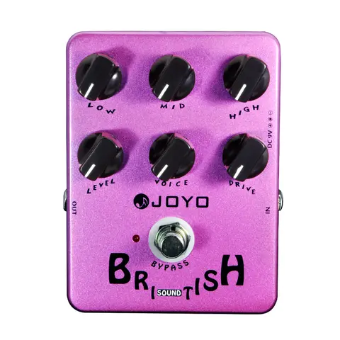 JOYO JF-16 British Sound Overdrive Guitar Effect Pedal Blues Breaker Overdrive to Plexi Roar JCM800 Pre-amp Simulation Pedal