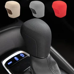Silicone Car Shift Knob Cover Anti-Slip Design Silicone Shift Knob Collars Auto Knob Protector For Toyota C-HR Camry Corolla