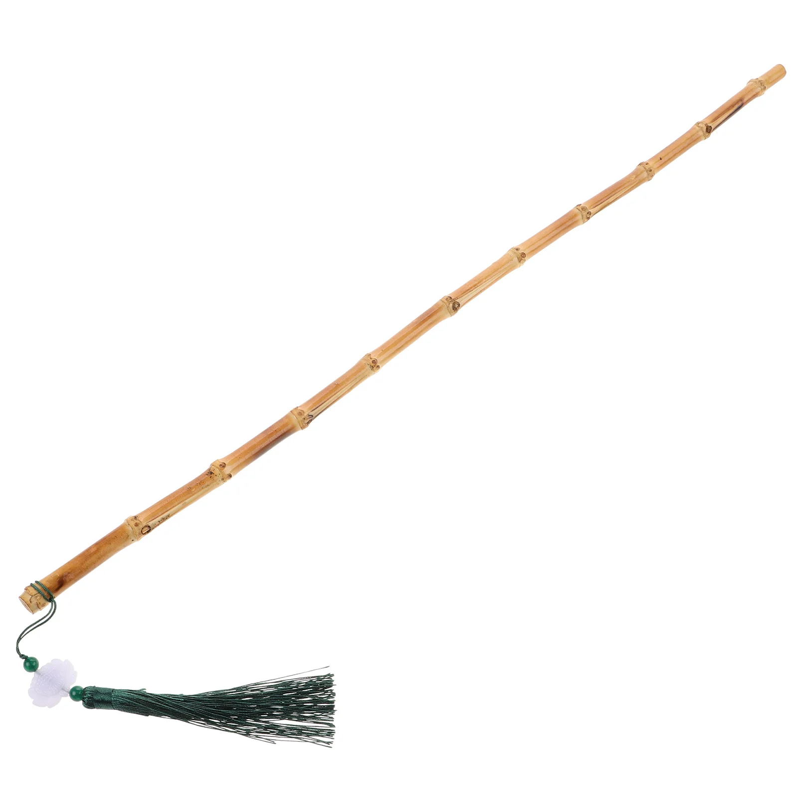 مسطرة تعليمية صينية من خشب الخيزران مع أداة قياس شرابة للديكور المنزلي ملحقات تعليمية