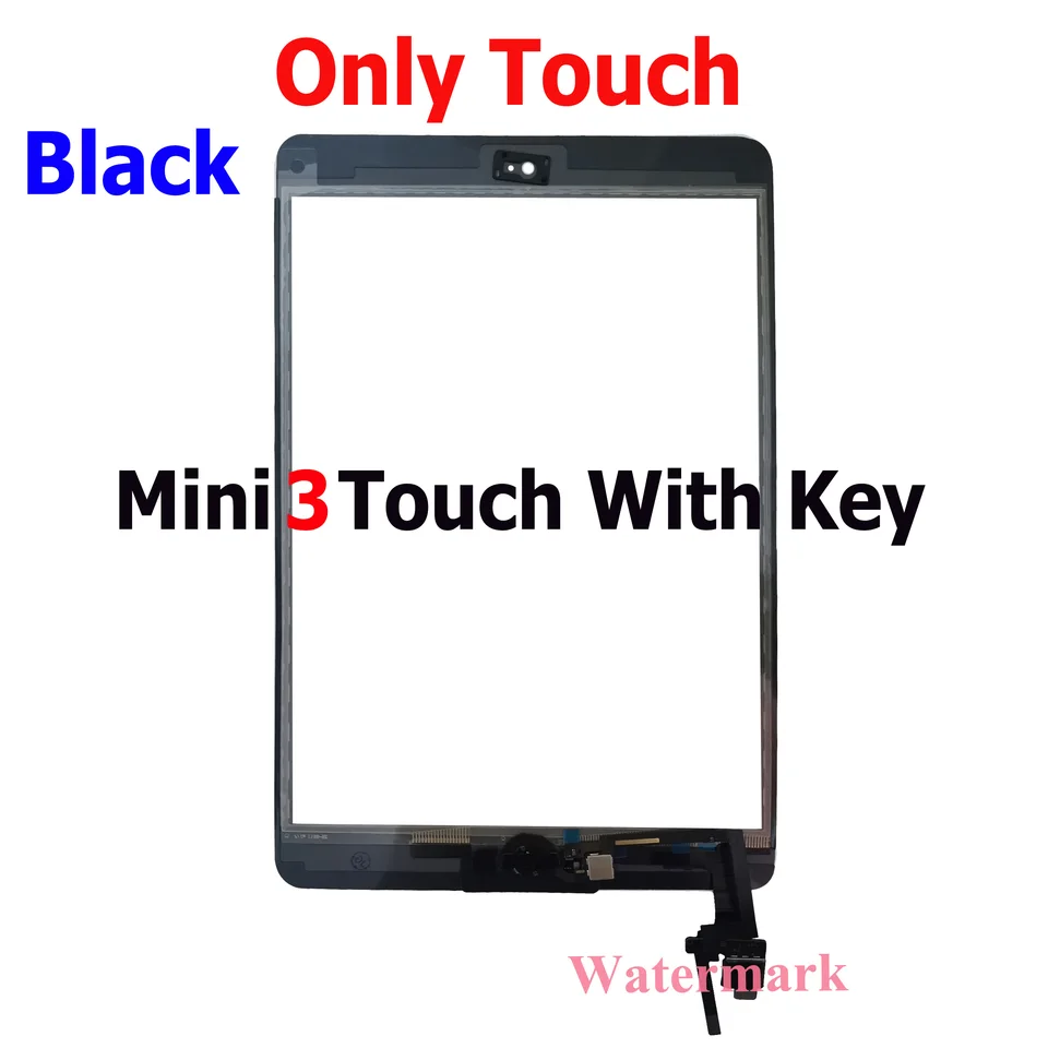 Black / White For iPad Mini 3 3rd A1599 A1600 A1601 Mini3 Touch