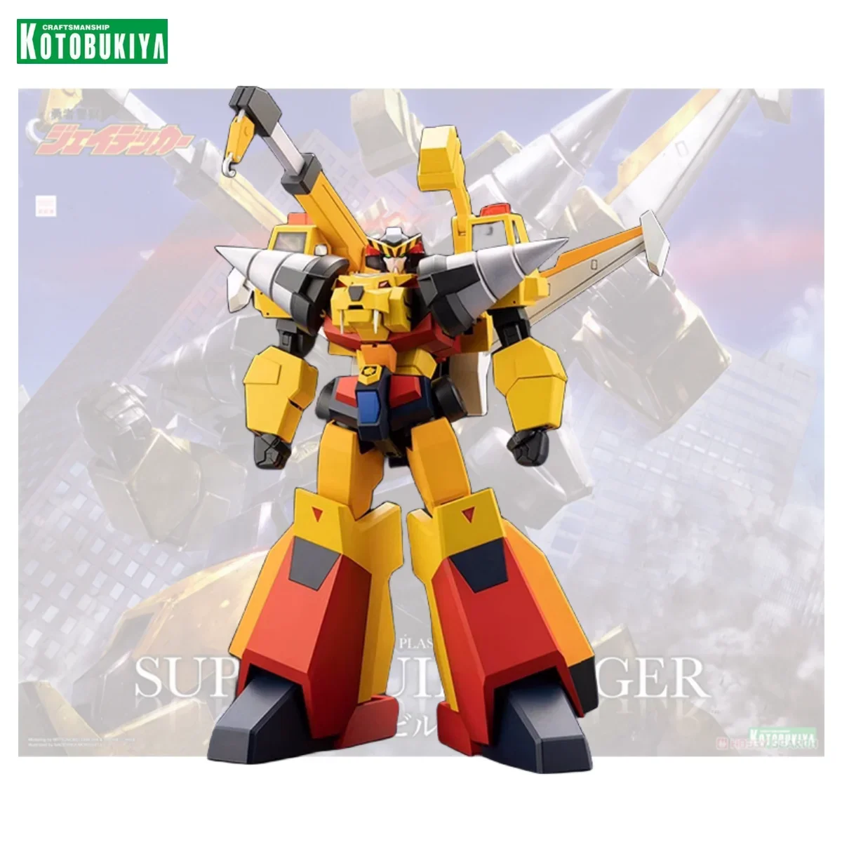 

В наличии KOTOBUKIYA Original Brave Police J-Decker SUPER BUILD TIGER Фигурка в сборе Модель Подарок на день рождения Игрушки Подарки