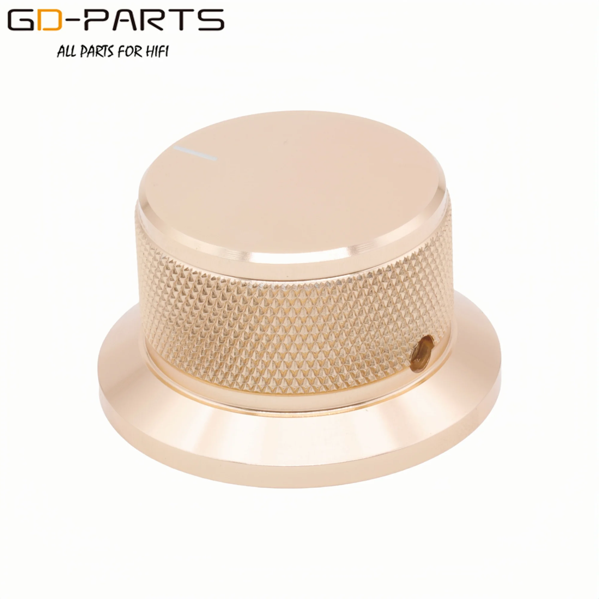 44*25mm CNC Machined Solid Aluminum Potentiometer Control Knob For Hifi Audio DAC CD Player AMP Speaker Turntable Recorder